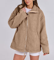 Luma | Fleece Winterjas Dames - Zachte Wol Blend
