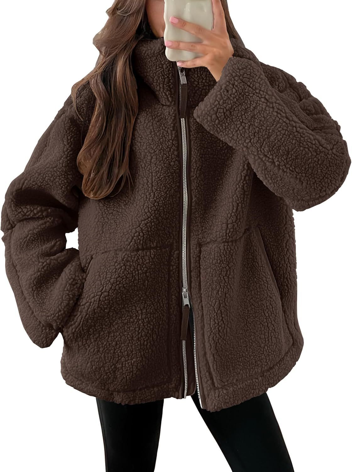 Luma | Fleece Winterjas Dames - Zachte Wol Blend