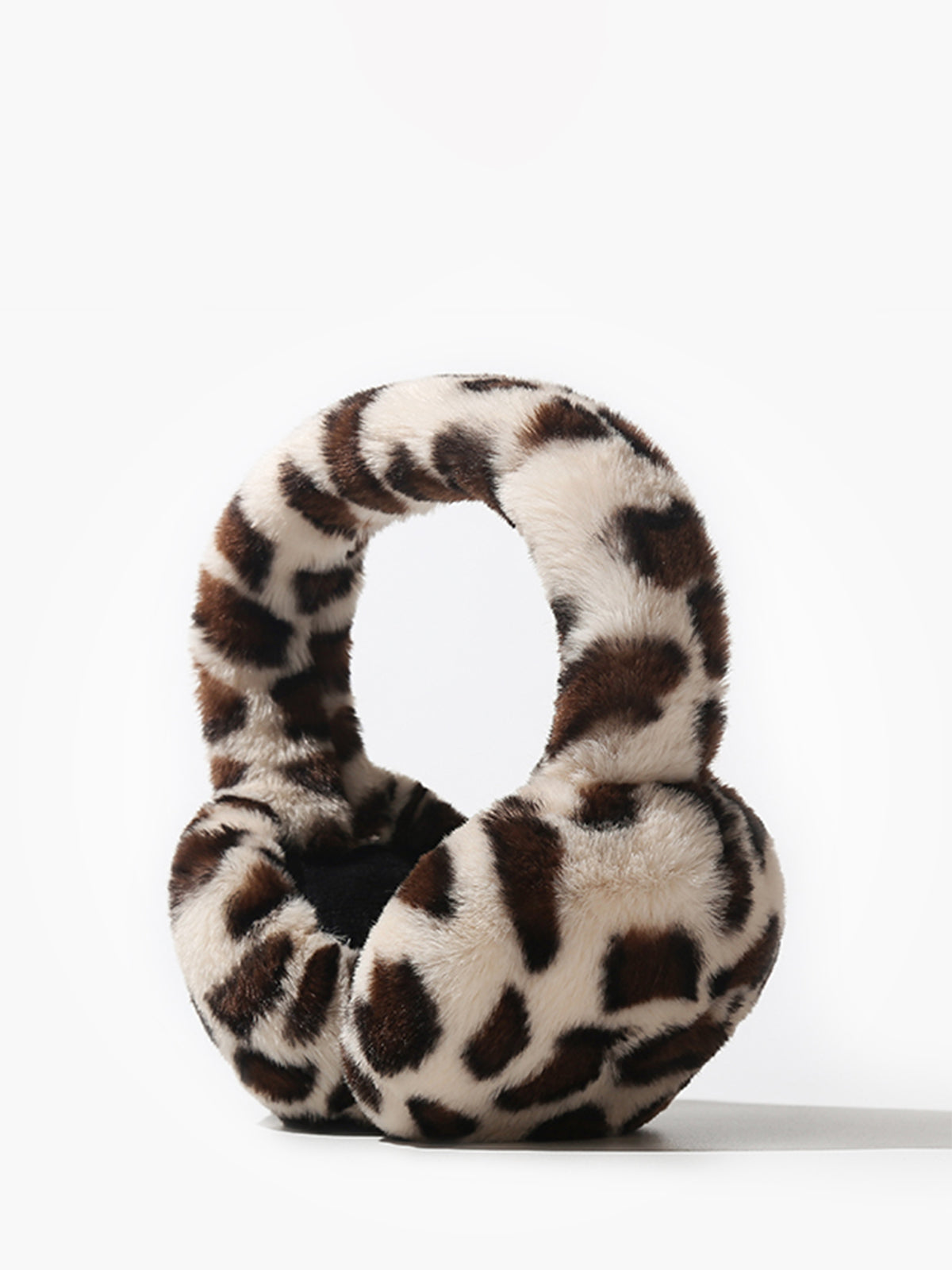 Luna | Dames Oorverwarmers - Fuzzy Luipaard Design, Zacht en Stijlvol