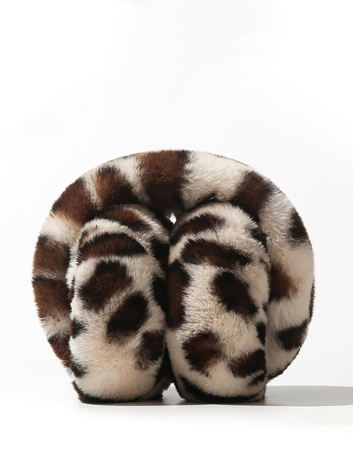 Luna | Dames Oorverwarmers - Fuzzy Luipaard Design, Zacht en Stijlvol