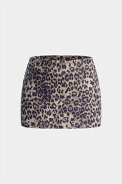 Luna | Dames Rok - Luipaardprint, Lage Taille, Trendy Lange Rok 0