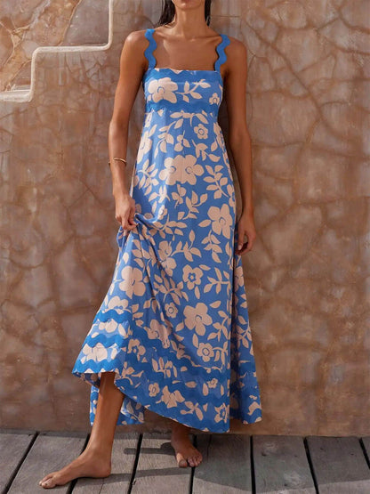 Brit | Bloemen Maxi Jurk Dames – Zomers en Luchtig