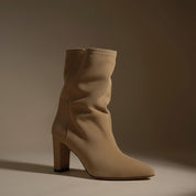 Luxe Laarzen met Hoge Hak en Rits