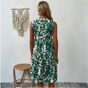 Nynke | Zomerse Katoenen Jurk met Bloemenprint