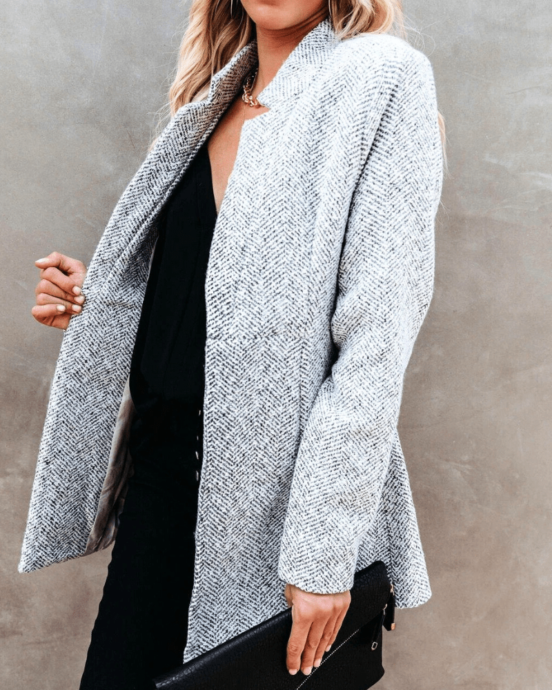 Khloé | Elegante Lange Herfstjas Dames - Lichtgewicht en Warm