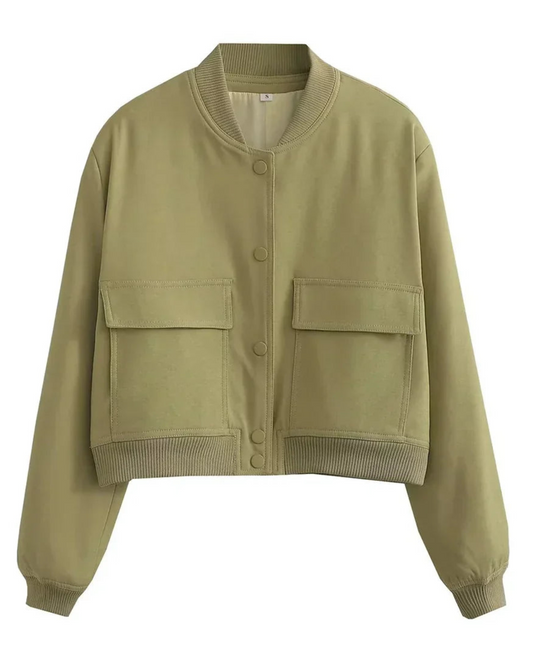 Juultje | Comfy Bomberjack met Cropped Pasvorm