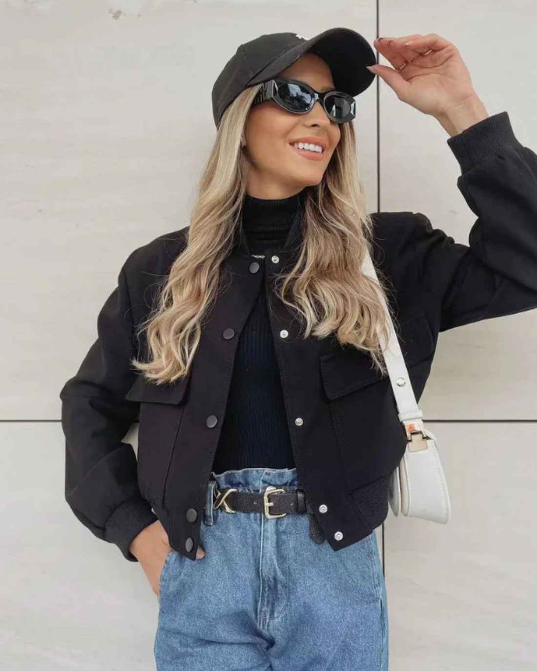 Juultje | Comfy Bomberjack met Cropped Pasvorm