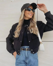 Juultje | Comfy Bomberjack met Cropped Pasvorm