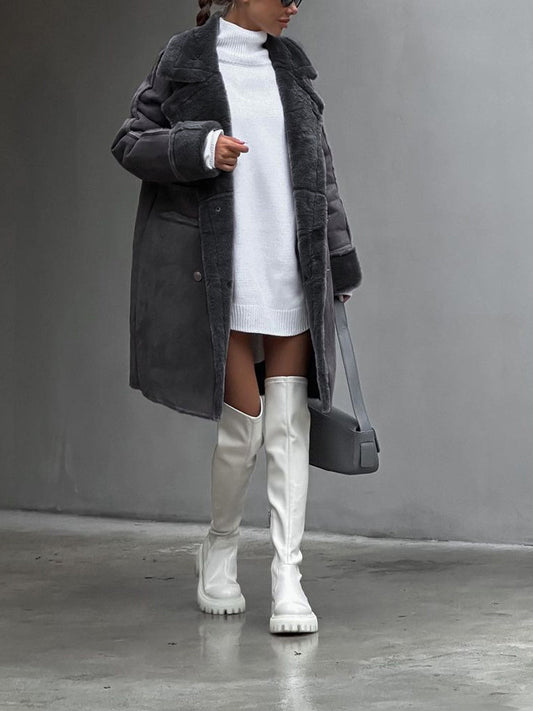 Mandy | Teddy Winterjas Dames - Zacht, Oversized Comfort