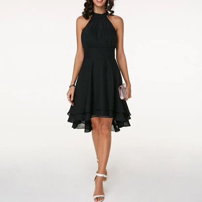 Jalina | Elegante Halter Cocktail Jurk