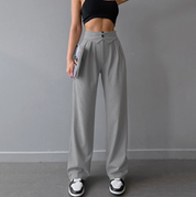 Marlina | High Waist Straight Leg Dames Pantalon – Elegant & Comfortabel2