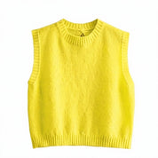 Marylou | Gebreide Zomertop met Open Rug voor Dames
