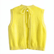 Marylou | Gebreide Zomertop met Open Rug voor Dames