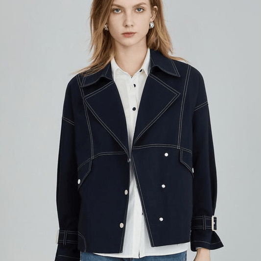 Remy | Blauw Spijkerjack Dames - Ademend en Comfortabel