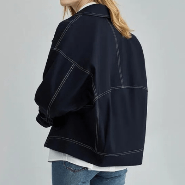 Remy | Blauw Spijkerjack Dames - Ademend en Comfortabel