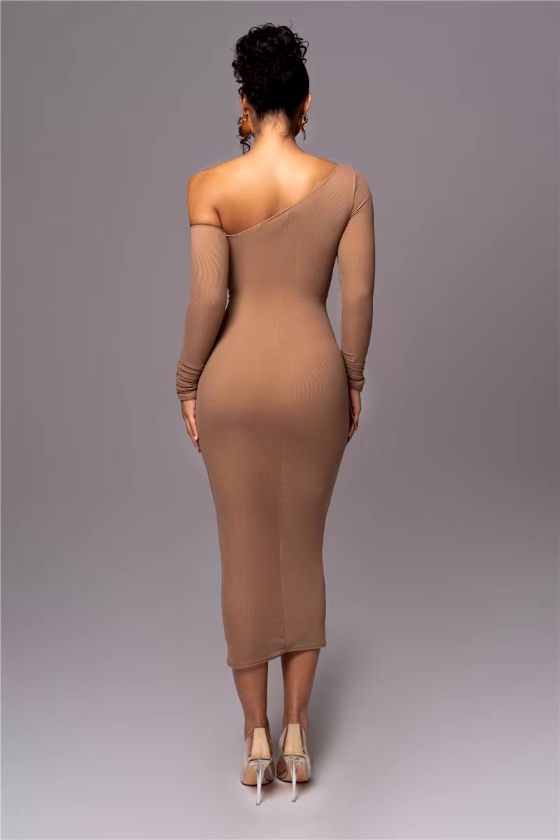 Maya | Dames Midi-jurk - Luxe Zachte Stof met Unieke Details 1
