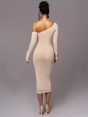Maya | Dames Midi-jurk - Luxe Zachte Stof met Unieke Details 6