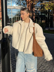 Mino | Dames Fleece Jas - Casual Chic