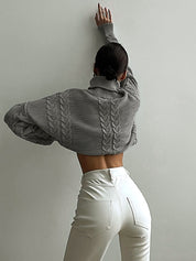 Nima | Dames Turtleneck Trui - Oversized Casual