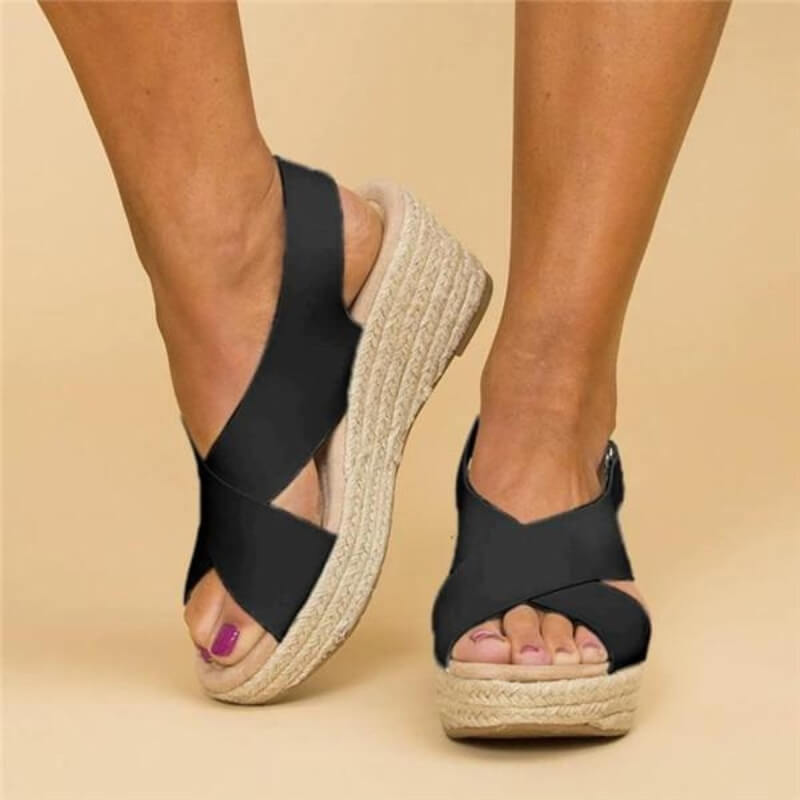Lina | Dames Sandalen Met Hak - Comfortabel Gekruiste Bandjesontwerp 3