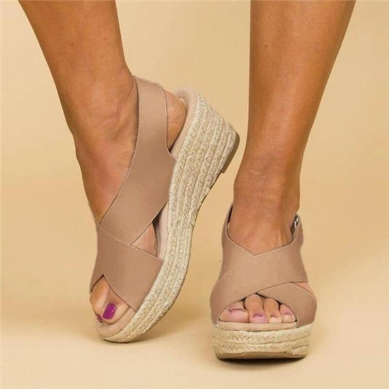 Lina | Dames Sandalen Met Hak - Comfortabel Gekruiste Bandjesontwerp 5