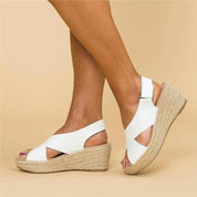 Lina | Dames Sandalen Met Hak - Comfortabel Gekruiste Bandjesontwerp 4
