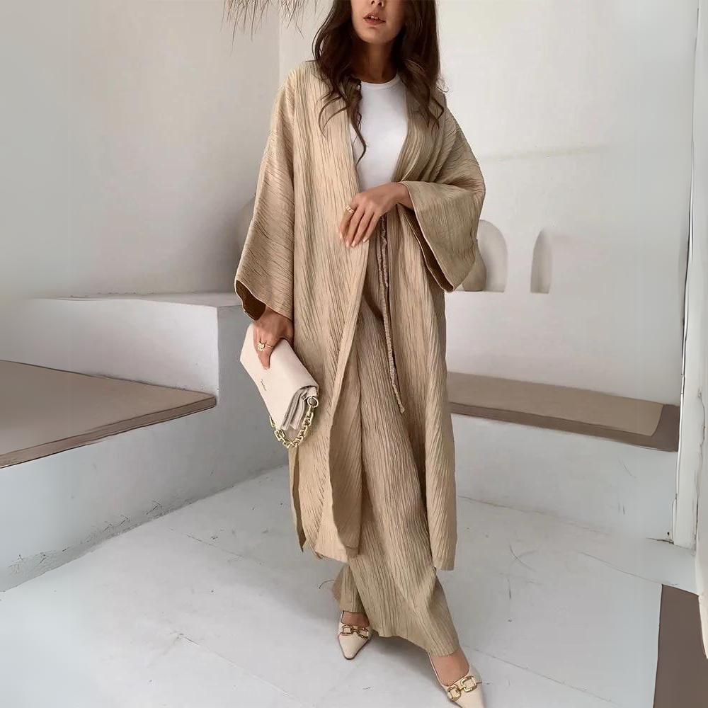 Adri | Tweedelige Set Dames – Elegante Blouse en Wijde Pantalon