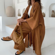 Adri | Tweedelige Set Dames – Elegante Blouse en Wijde Pantalon