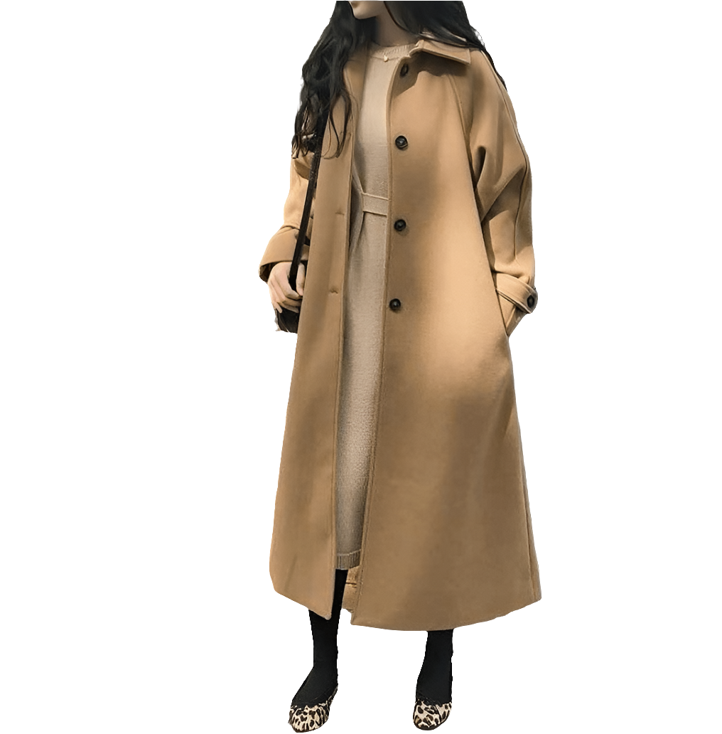 Nisha | Lange Dames Trenchcoat voor de Winter - Comfortabel en Elegant