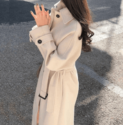 Nisha | Lange Dames Trenchcoat voor de Winter - Comfortabel en Elegant