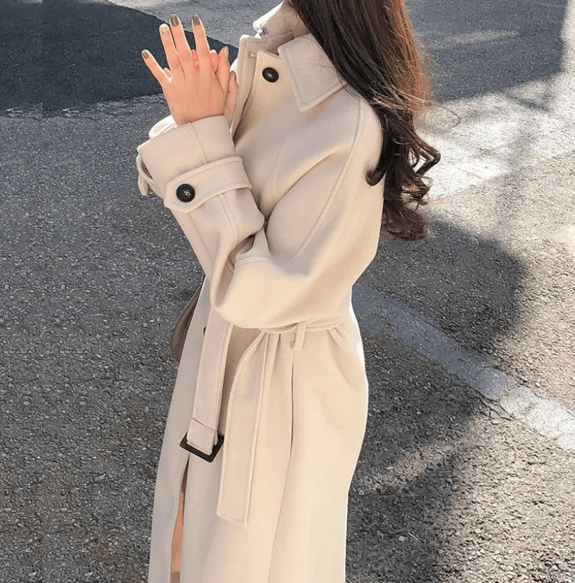 Nisha | Lange Dames Trenchcoat voor de Winter - Comfortabel en Elegant