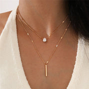 Nina | Vrouwen Ketting Set - Gouden Elegantie, Tijdloos Design 2