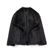 Noemi | Luxe Cropped Faux Fur Jas voor Dames - Elegant en Super Trendy
