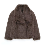 Noemi | Luxe Cropped Faux Fur Jas voor Dames - Elegant en Super Trendy