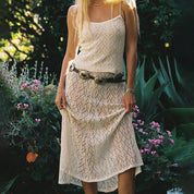 Rosalia | Boho Midi Jurk met Gehaakt Kant