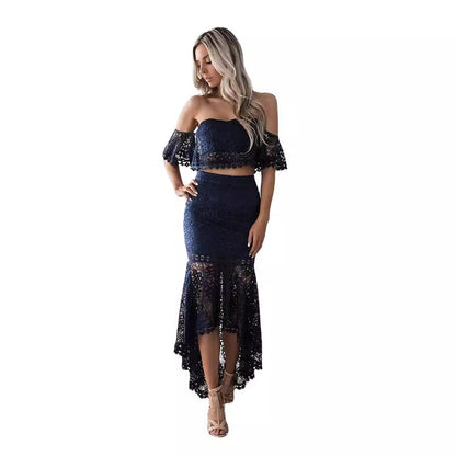 Lexi | Elegante Co-ord Set – Bustier Top & Kokerrok Dames