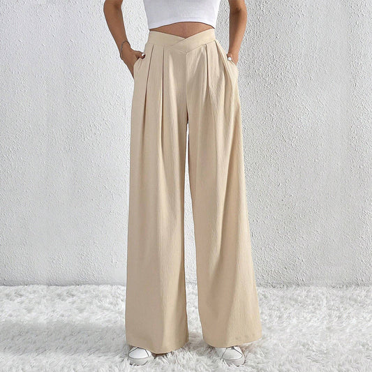 Jaelyn | Dames Pantalon met Hoge Taille en Wijde Pijpen