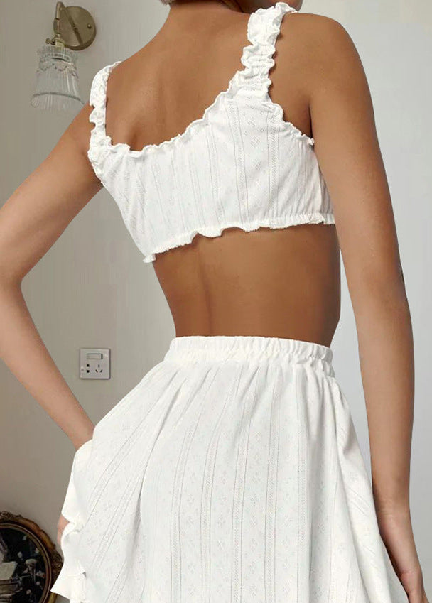 Yske | Loungewear Set  Dames met Ruches - Comfortabele Pasvorm