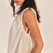 Pura | Mouwloze Mini Zomerjurk – Losse Pasvorm & Elastische Schouderbandjes