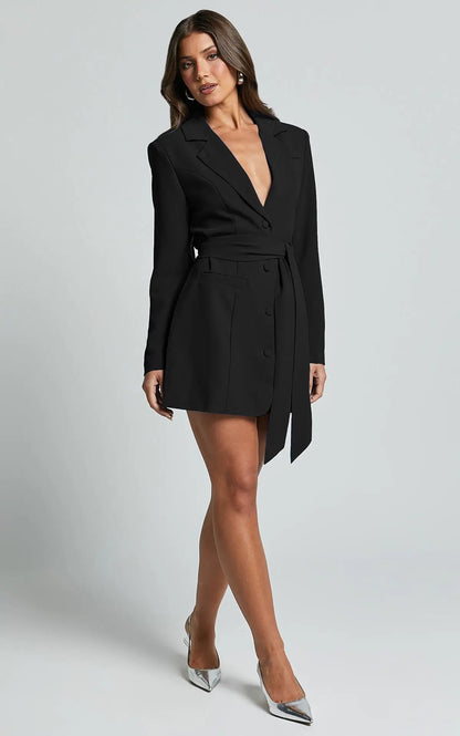 Jessa | Elegante Blazer Jurk met Riem