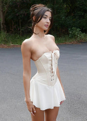 Ziah | Corset Mini Jurk Dames – Mouwloos en Elegant