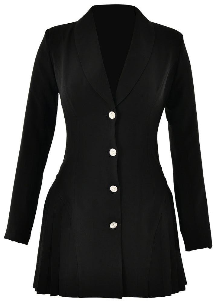 Zuna | Geplooide Blazer Jurk Dames – Chic & Elegant