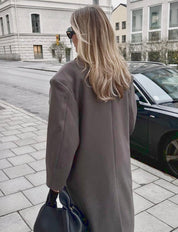 Olivia | Dames Jas Winter - Elegante Oversized Pasvorm met Luxe Snit 7