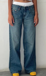 Roja | Straight-Leg Jeans met Lage Taille – Trendy Dames Broek