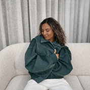 Oriana | Trendy Leren Tussenjas Dames - Stijlvol en Comfortabel