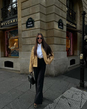 Jane | Luxe Tussenjas Zwart, Goud, Zilver - Stijlvol en Comfortabel