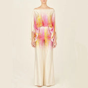 Rome | Glanzende en Elegante Satijn Look Tweedelige Set