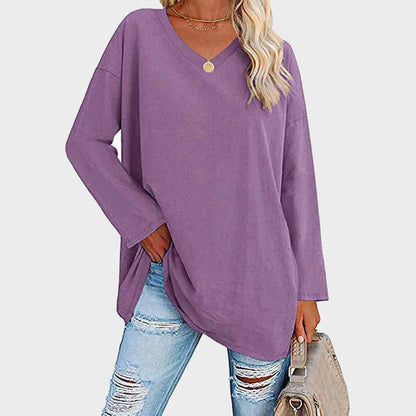 Luchtige Loose Fit Trui met Lange Mouwen