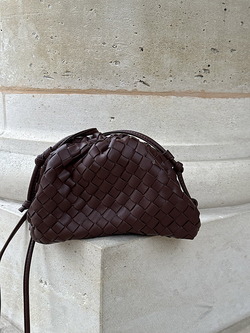 Voletta | Mini Geweven Vegan Leren Tas – Elegant & Praktisch