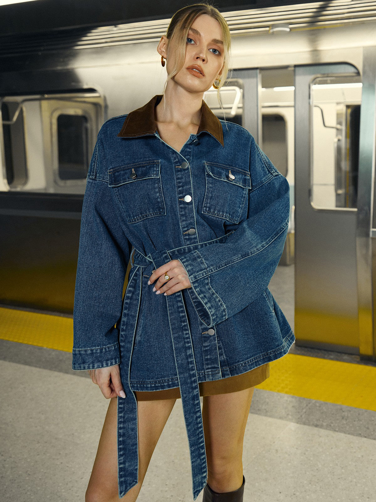 Rhanda | Denim Jas Dames - Casual Spijkerjasje